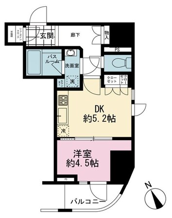 ライオンズミレス蔵前の物件間取画像